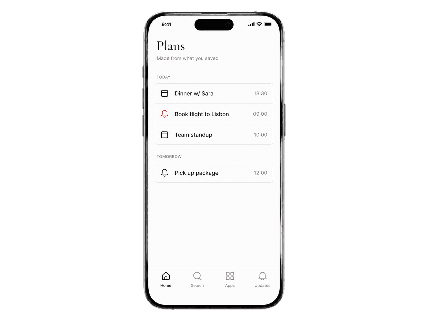 a phone containing the an app feature