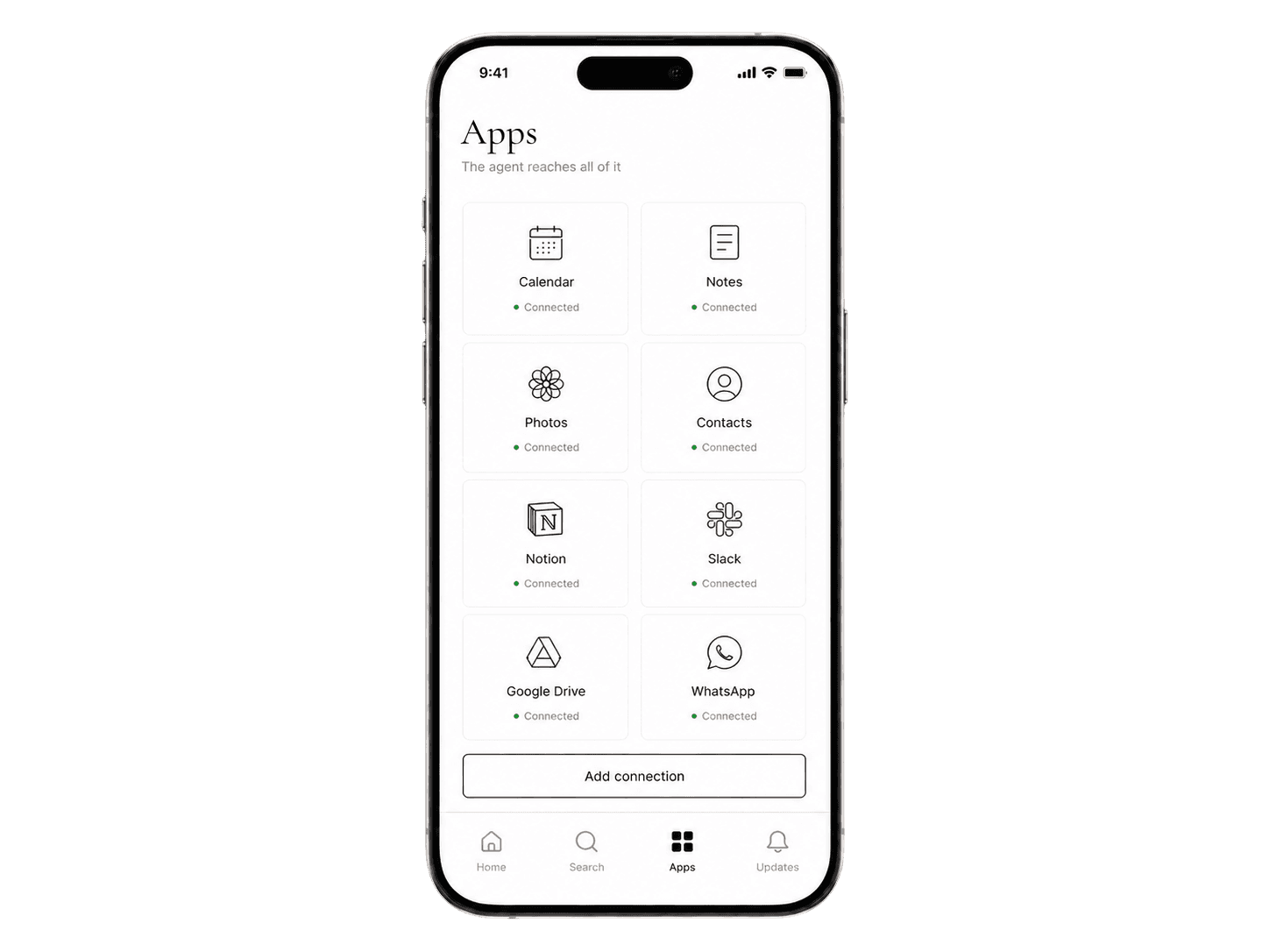 a phone containing the an app feature