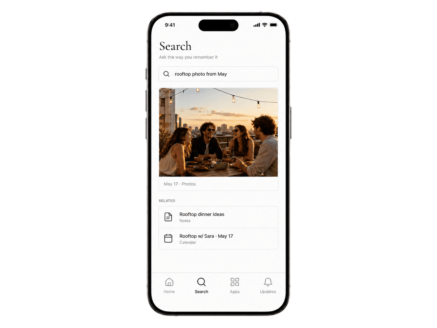 a phone containing the an app feature